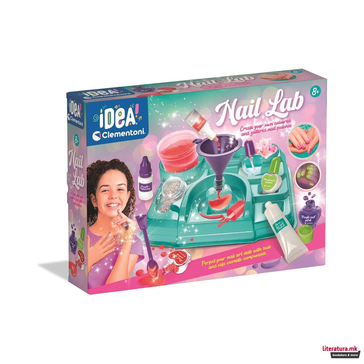 Креативен сет, Idea Clementoni - Nail Lab 