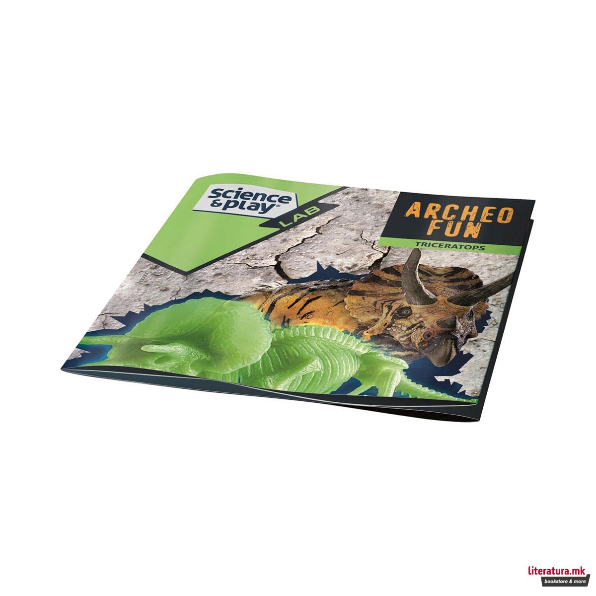 СТЕМ сет, Science & Play Lab, Arched Fun: Triceratops 