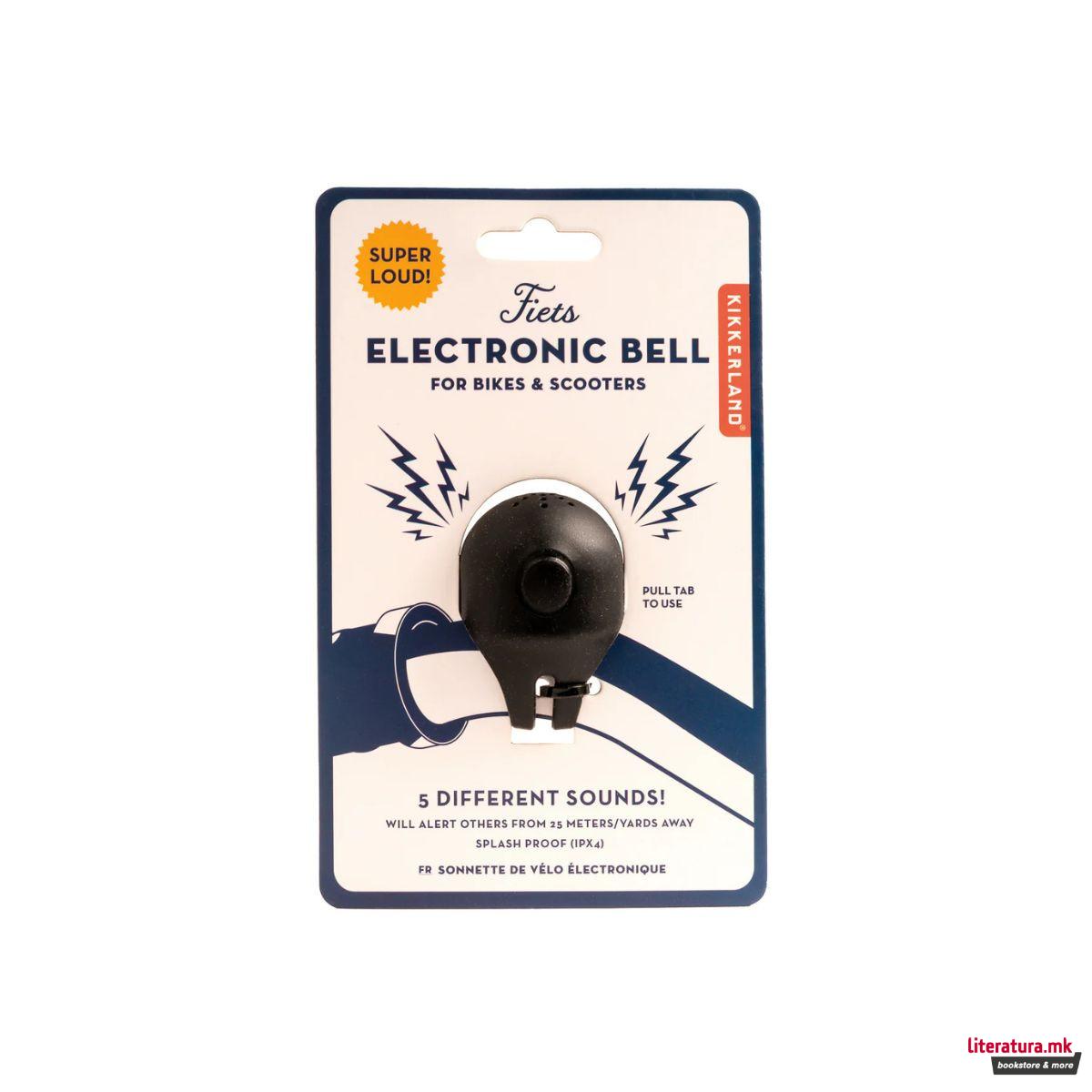 Електронско ѕвонче за велосипед 