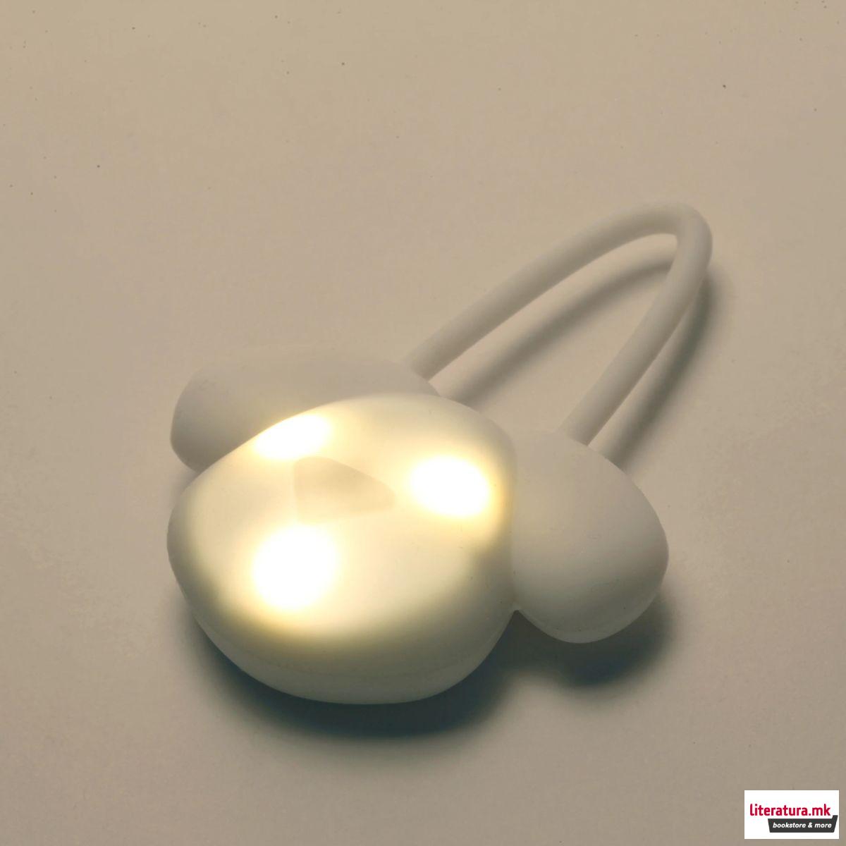 Светлечки приврзок за ремче за куче, Kobe Light Up Name Tag 