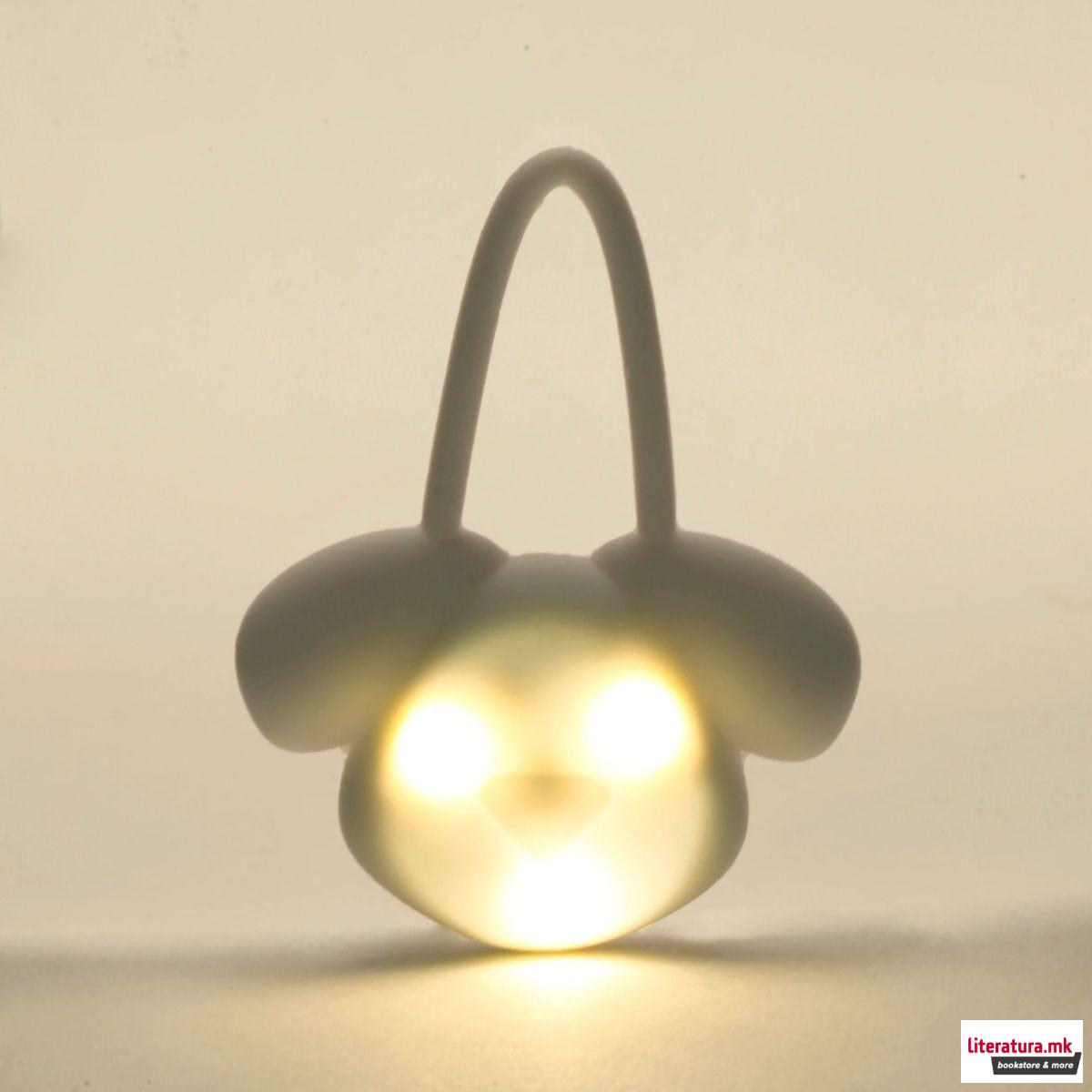 Светлечки приврзок за ремче за куче, Kobe Light Up Name Tag 