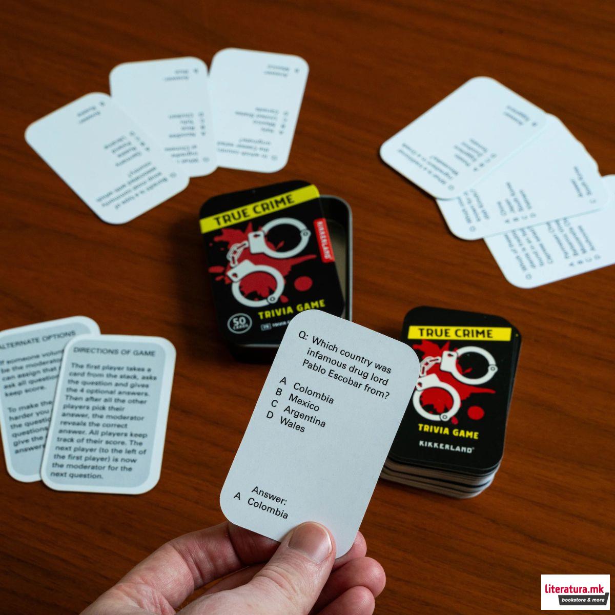 Друштвена игра, True Crime Trivia 