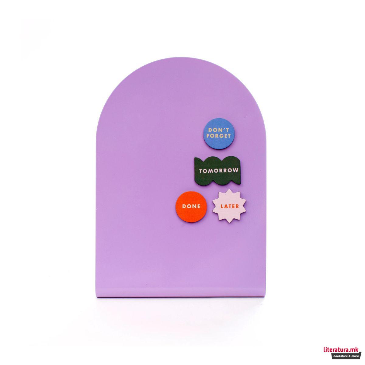 Магнетна мемо табла, Inkerie - Purple 