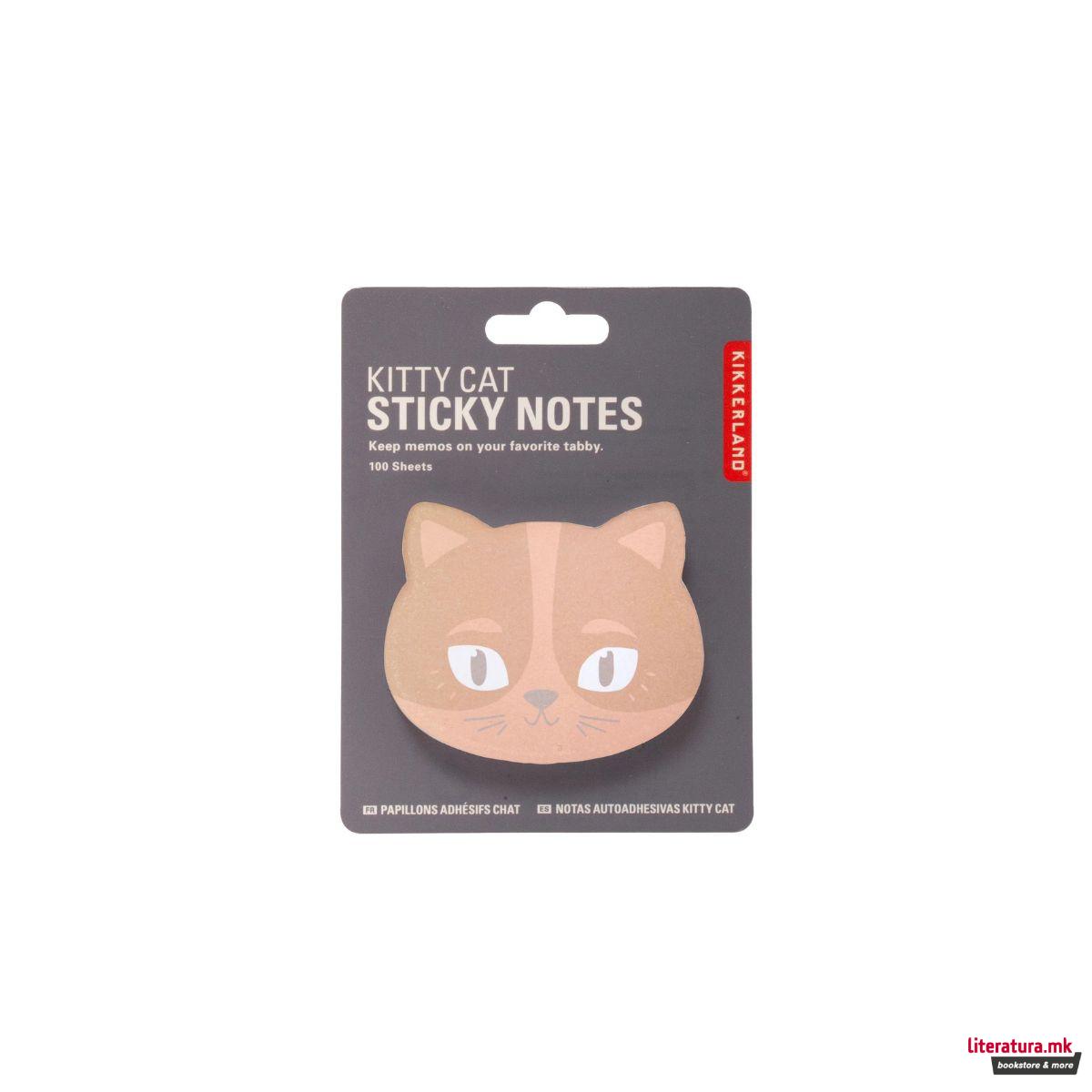 Мемо ливчиња, Kitty Cat Sticky Notes, 3 бои 