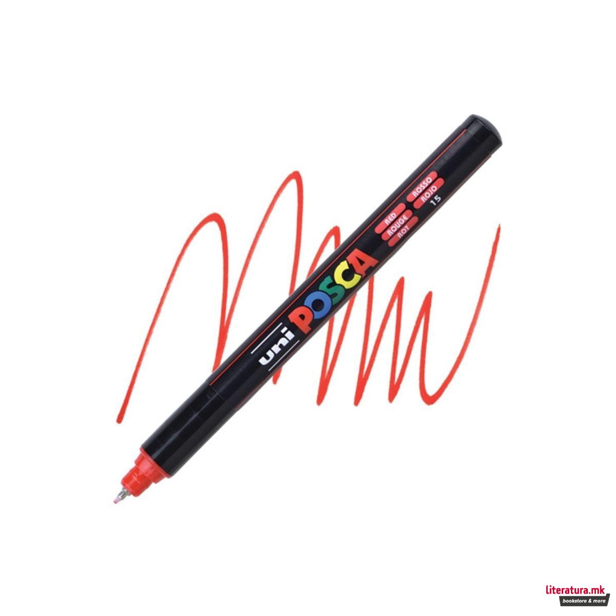 Маркер, Posca PC-1MR - Red 