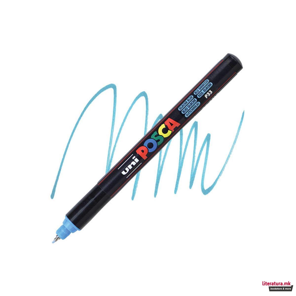 Маркер, Posca PC-1MR - Glacier Blue 