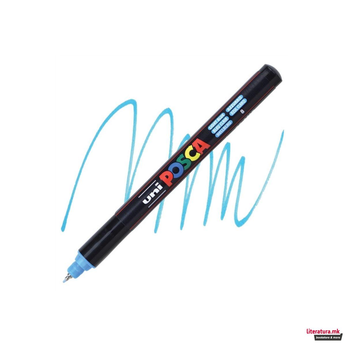 Маркер, Posca PC-1MR - Light Blue 