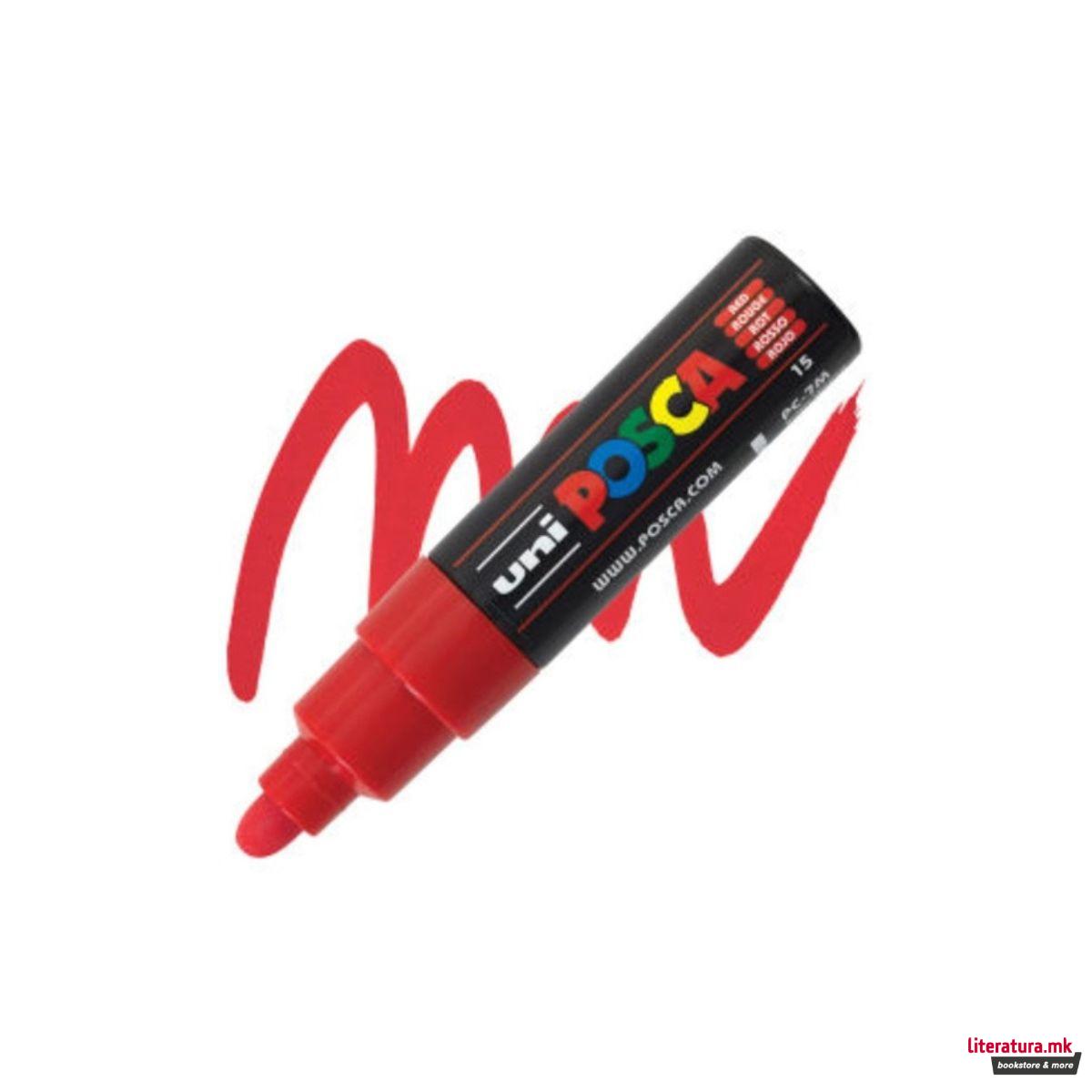 Маркер, Posca PC-7M - Red 