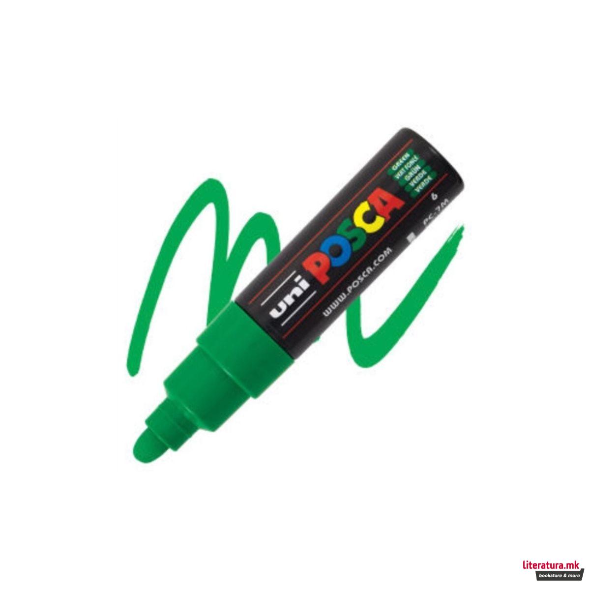 Маркер, Posca PC-7M - Green 