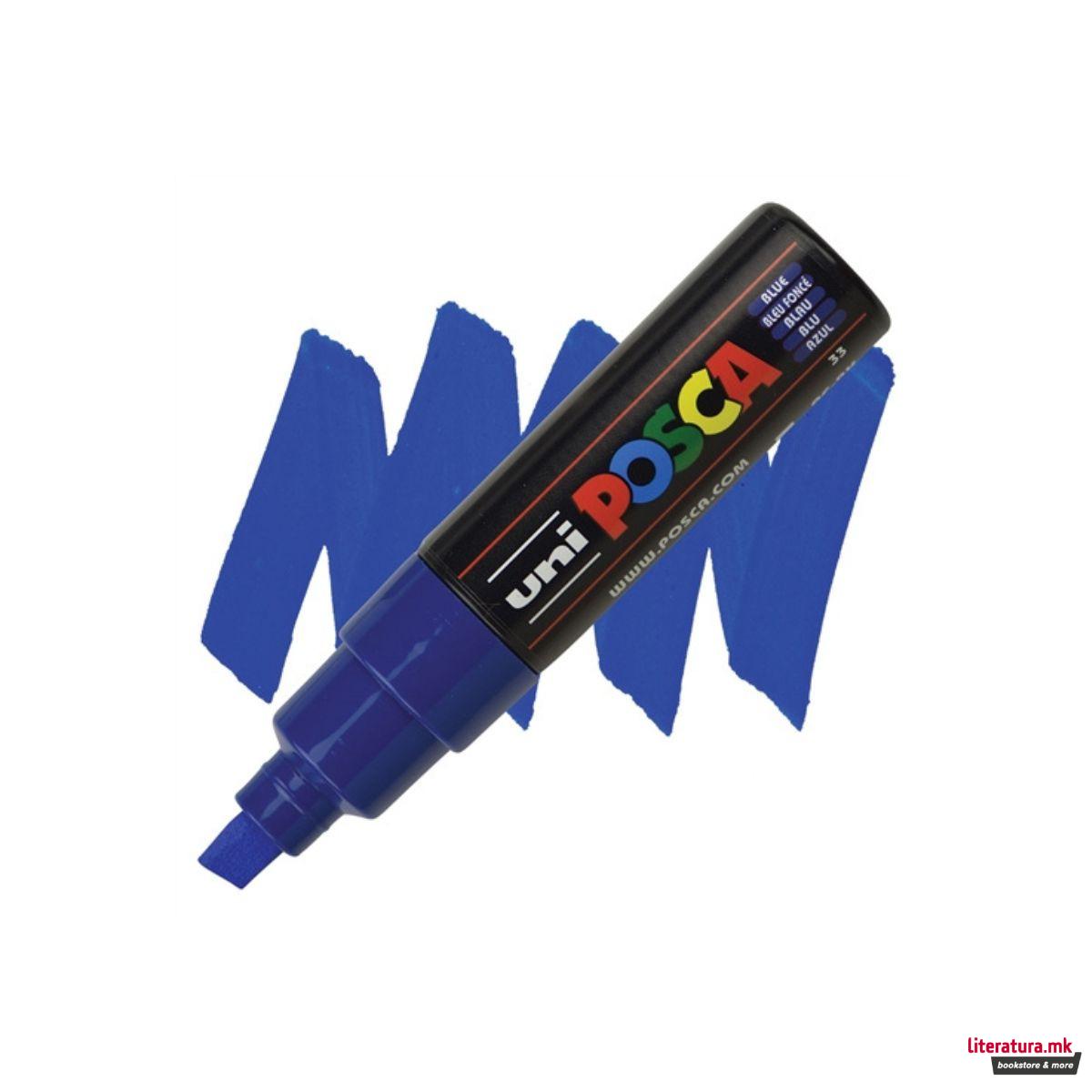 Маркер, Posca PC-8K - Blue 