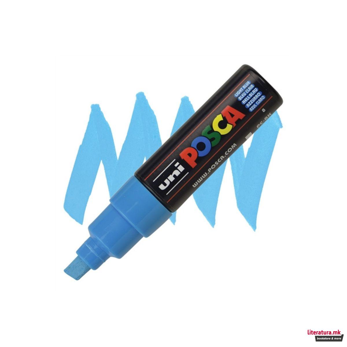 Маркер, Posca PC-8K - Light Blue 