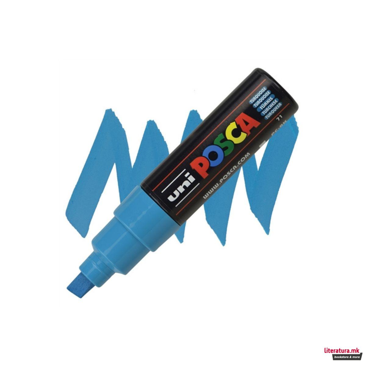 Маркер, Posca PC-8K - Turquoise 