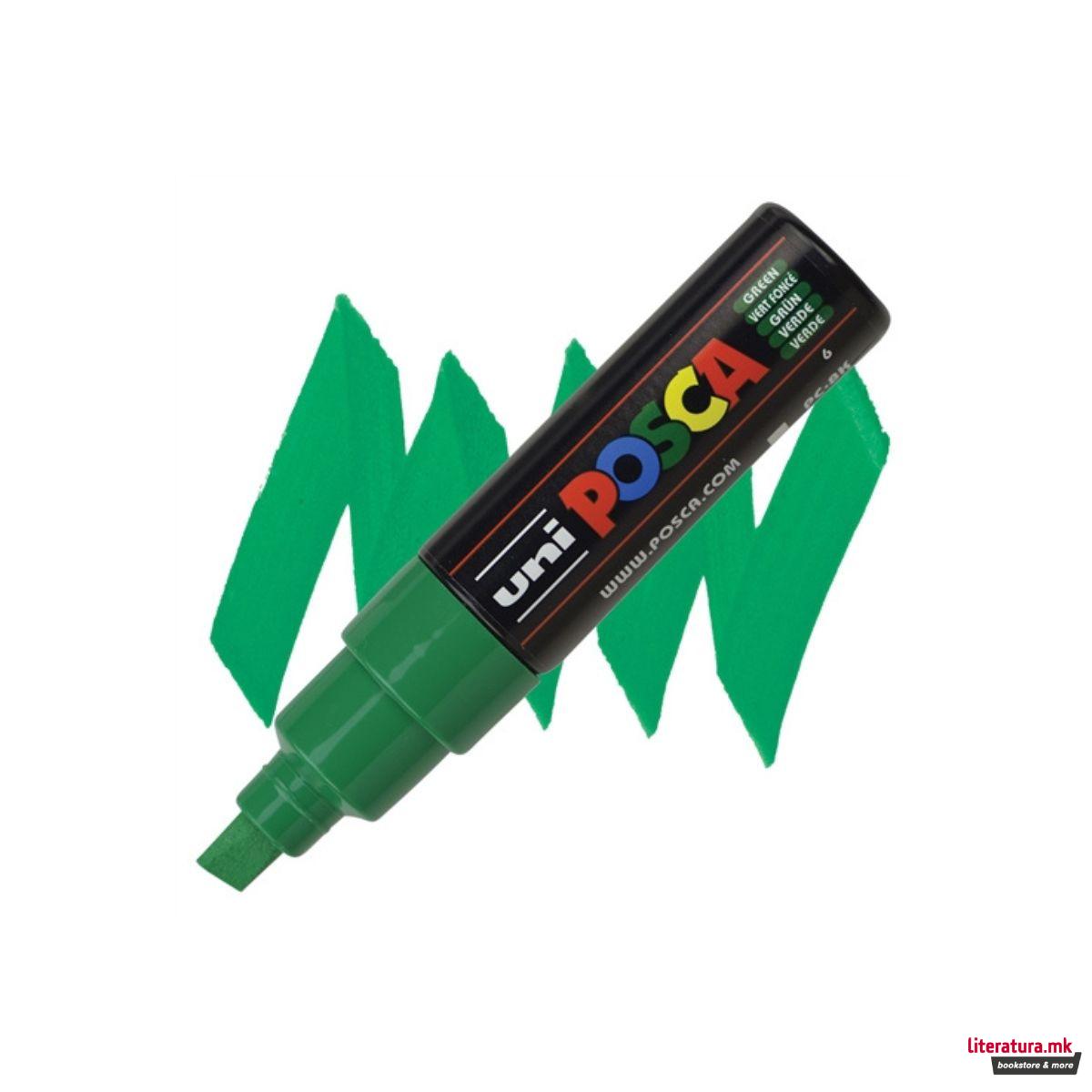 Маркер, Posca PC-8K - Green 