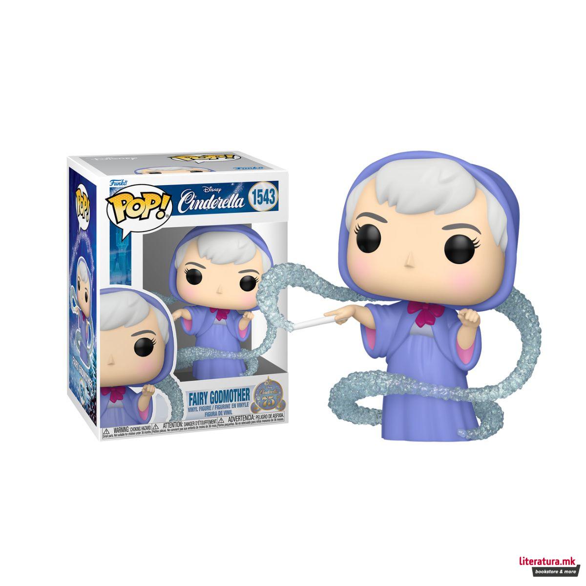 Фигура, Pop!, Disney: Cinderella - Fairy Godmother (75th Anniversary) 