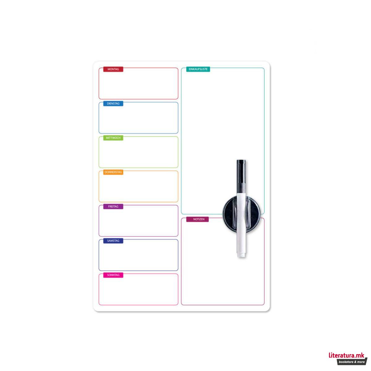 Магнетна мемо табла, Einkaufsliste 