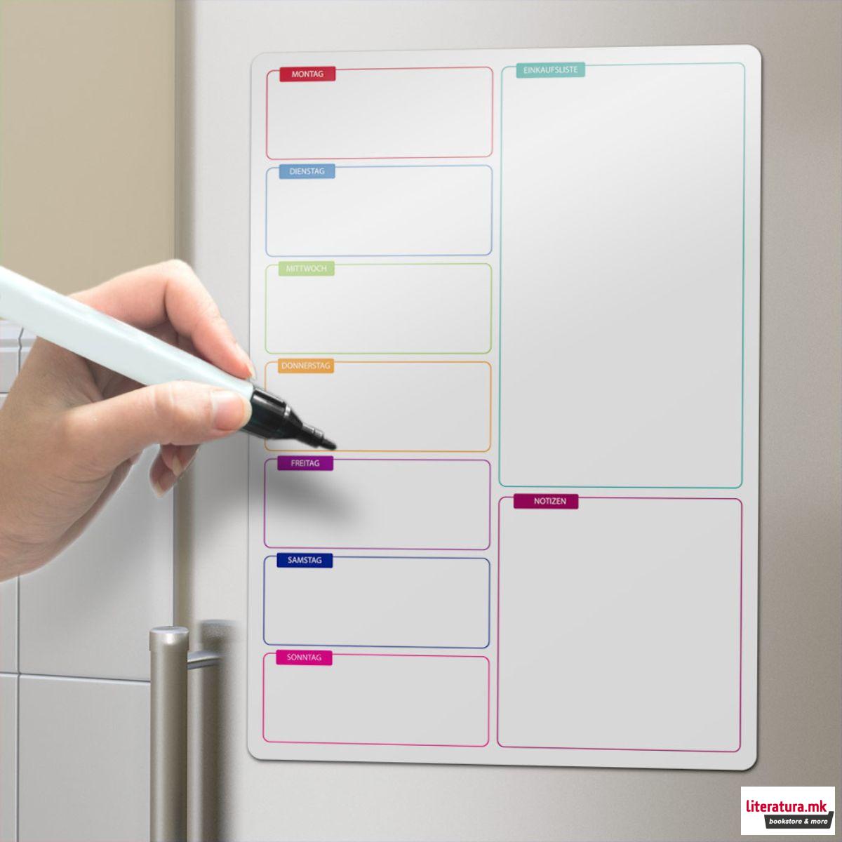 Магнетна мемо табла, Einkaufsliste 