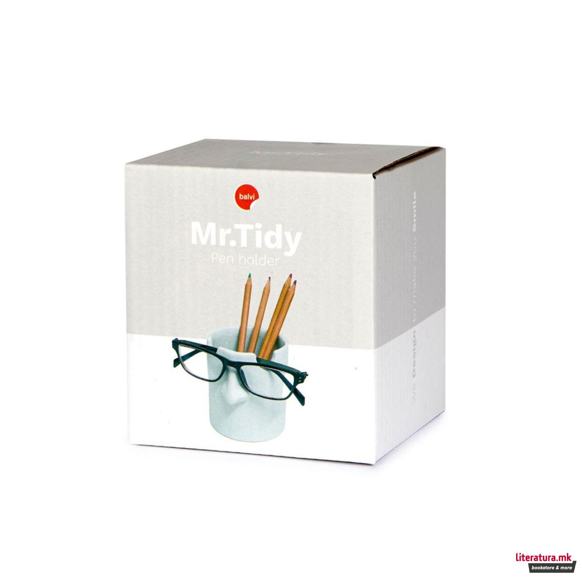 Чаша за моливи со држач за очила, Mr. Tidy 