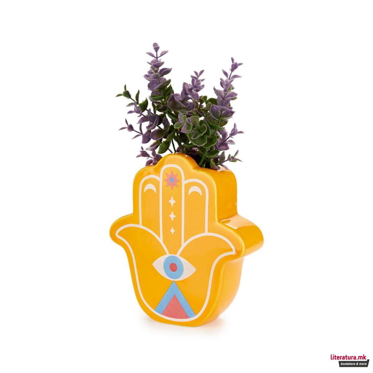 Вазна, Lucky Hand, жолта 