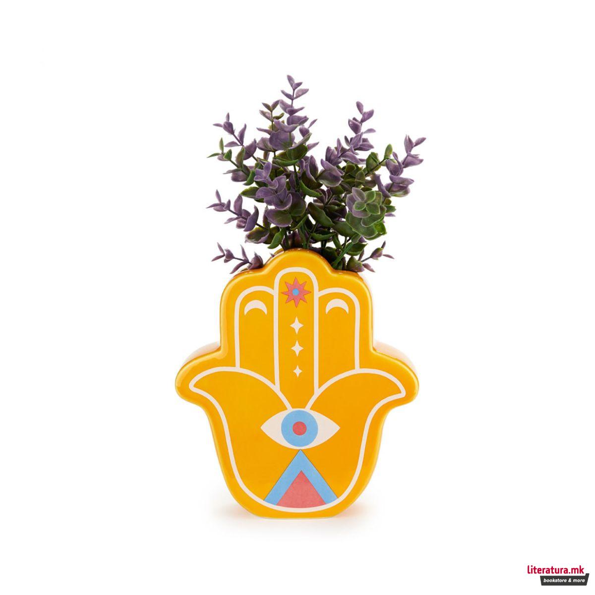 Вазна, Lucky Hand, жолта 