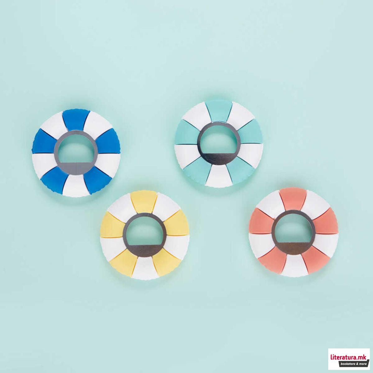 Отворач за шишиња, Floats, 4 бои