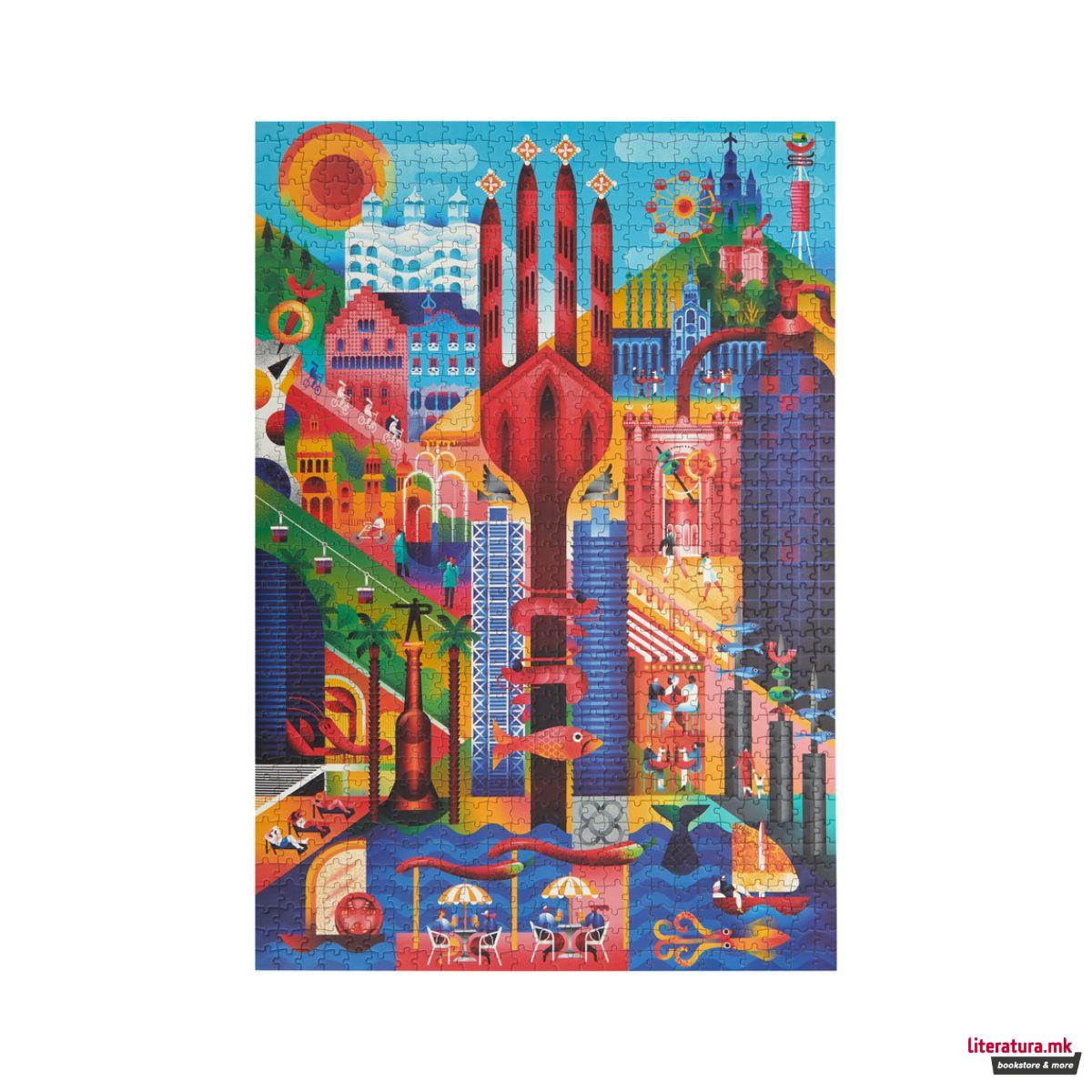 Сложувалка, Barcelona, 1000 парчиња 