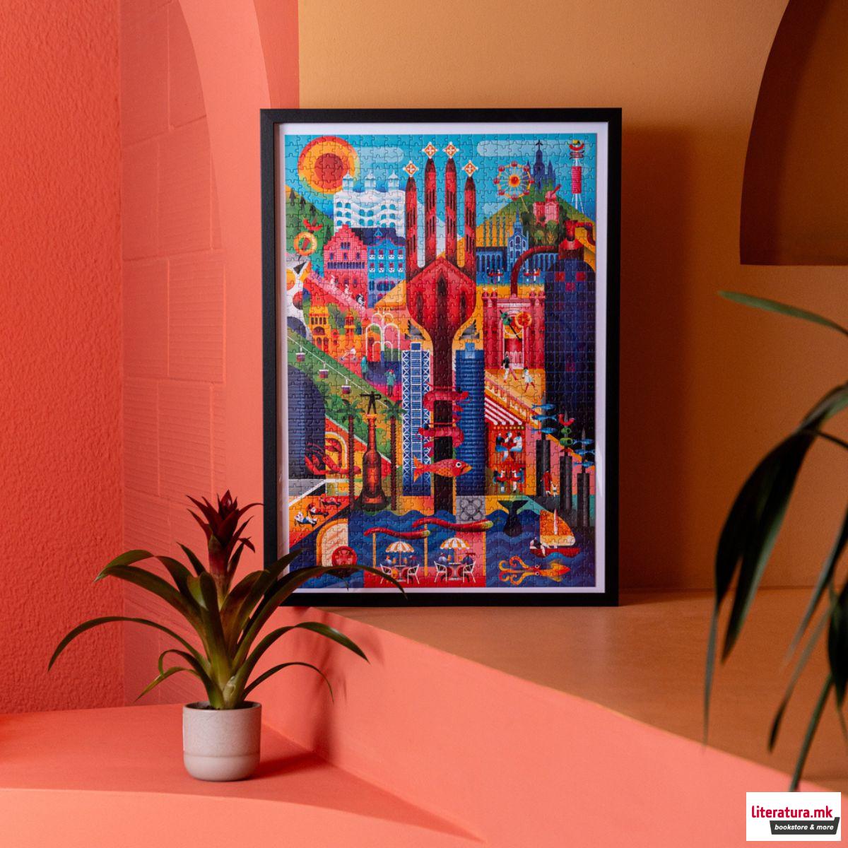 Сложувалка, Barcelona, 1000 парчиња 