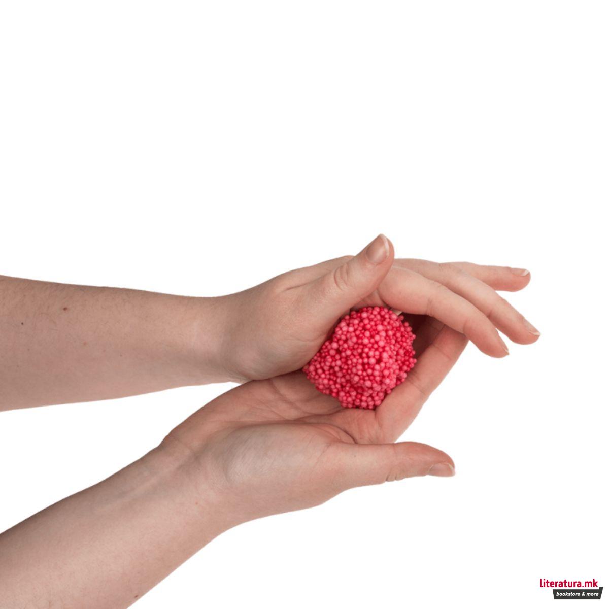 Смеса за обликување, Christmas Foam Putty, сет од 4 бои, 2 варијанти 