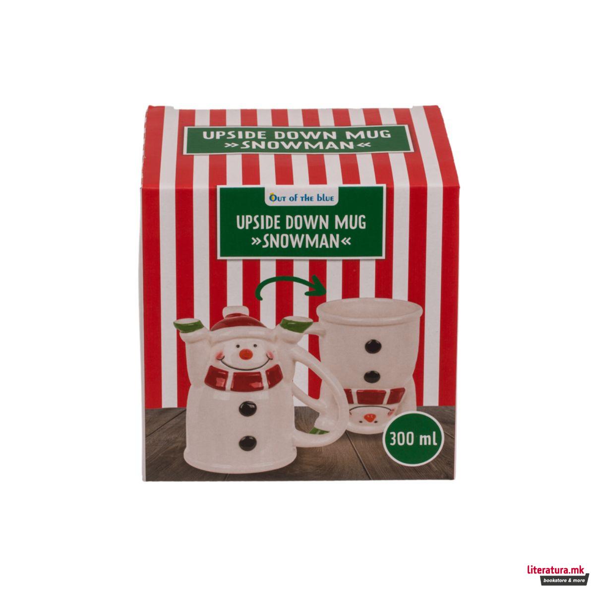 Шолја, Upside Down: Santa/Snowman, 500 ml 