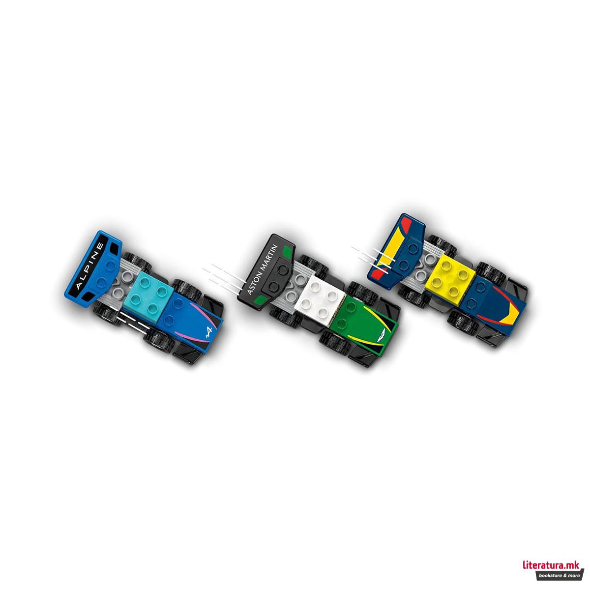 LEGO коцки, Duplo, F1® Team Race Cars & Drivers 