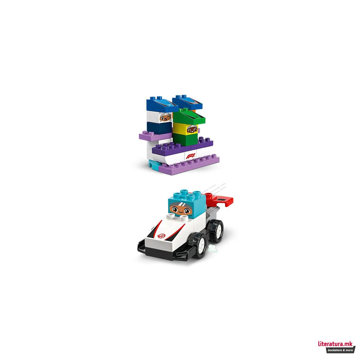 LEGO коцки, Duplo, F1® Team Race Cars & Drivers 