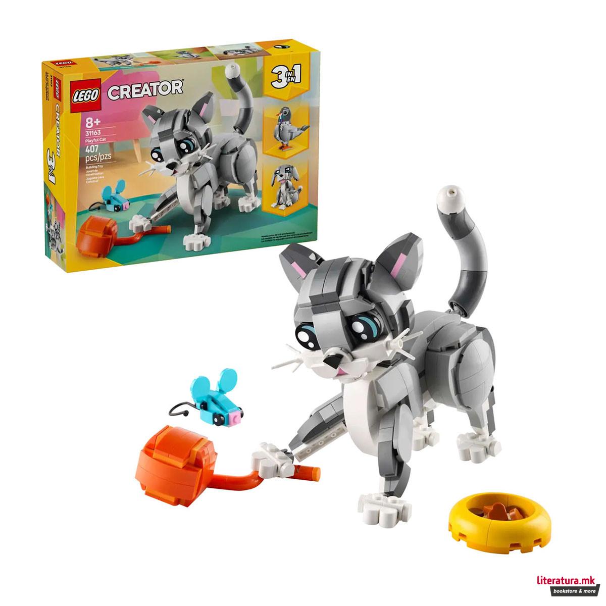 LEGO коцки, Creator 3in1, Playful Cat 