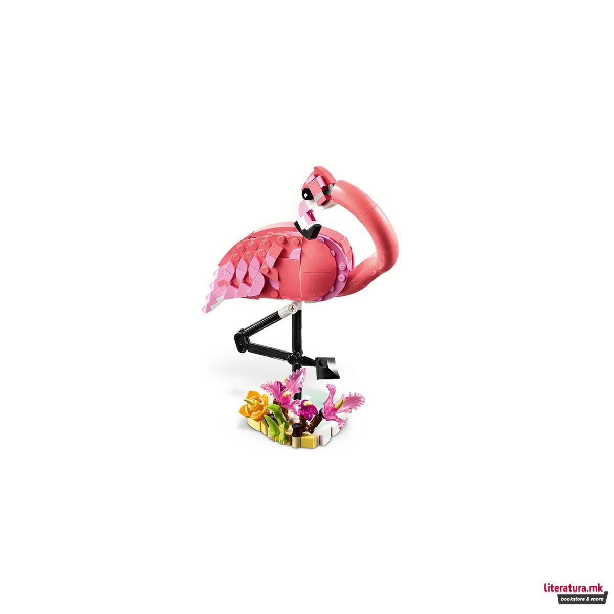 LEGO коцки, Creator 3in1, Wild Animals: Pink Flamingo 