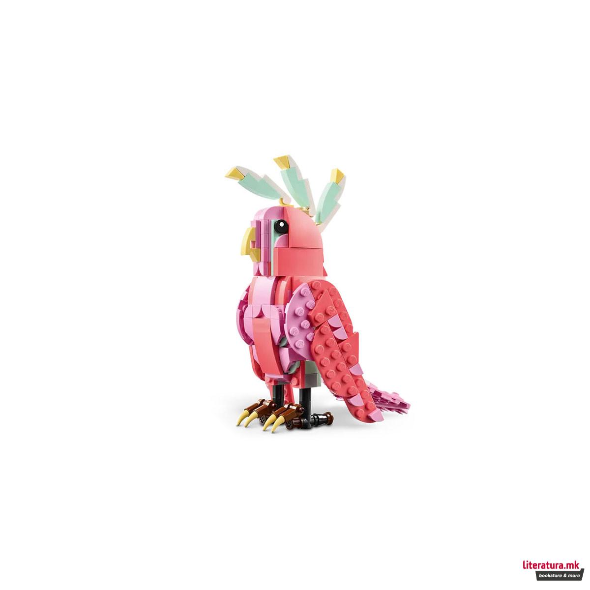 LEGO коцки, Creator 3in1, Wild Animals: Pink Flamingo 