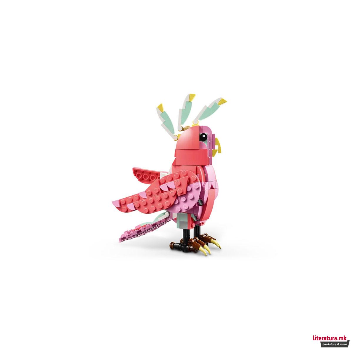 LEGO коцки, Creator 3in1, Wild Animals: Pink Flamingo 