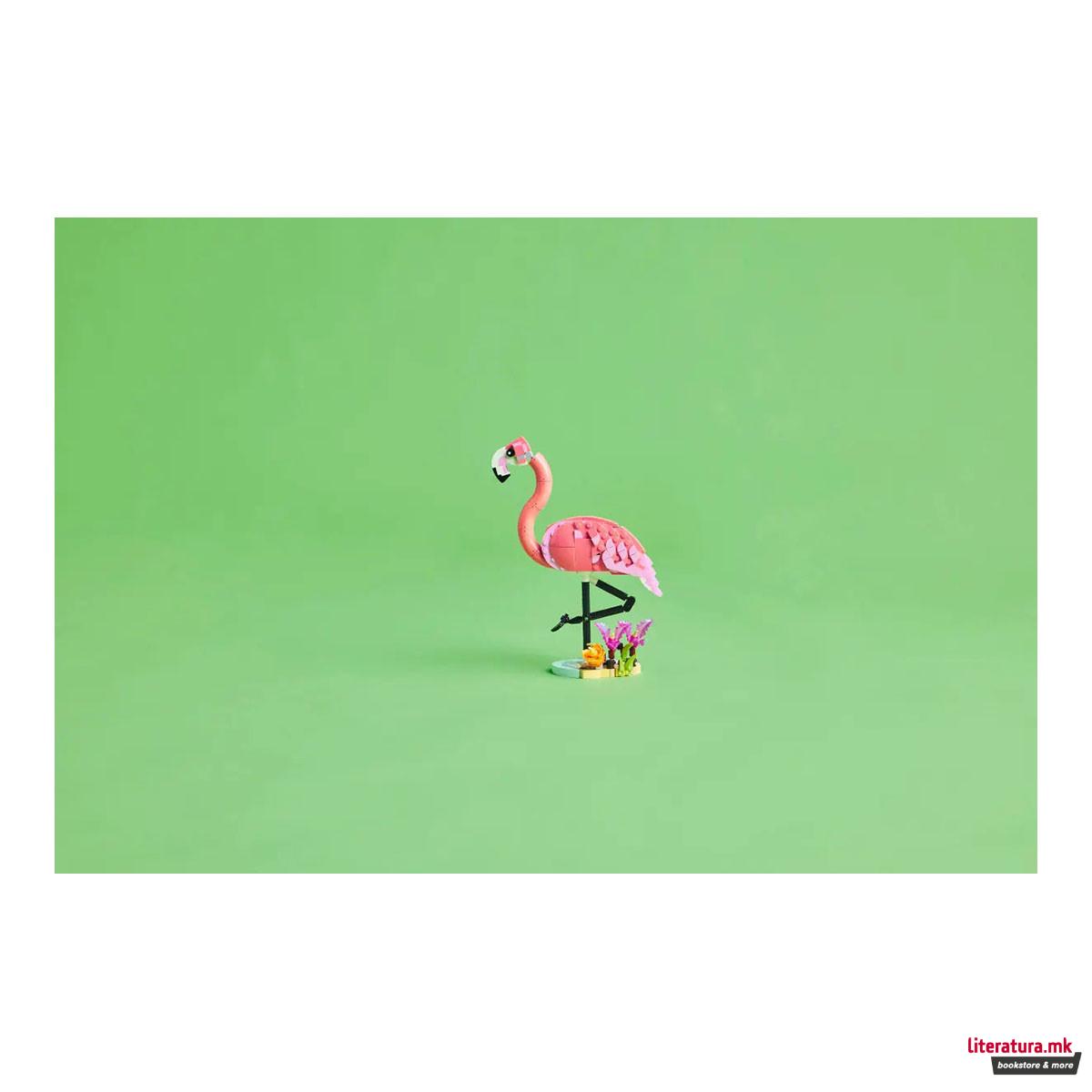 LEGO коцки, Creator 3in1, Wild Animals: Pink Flamingo 