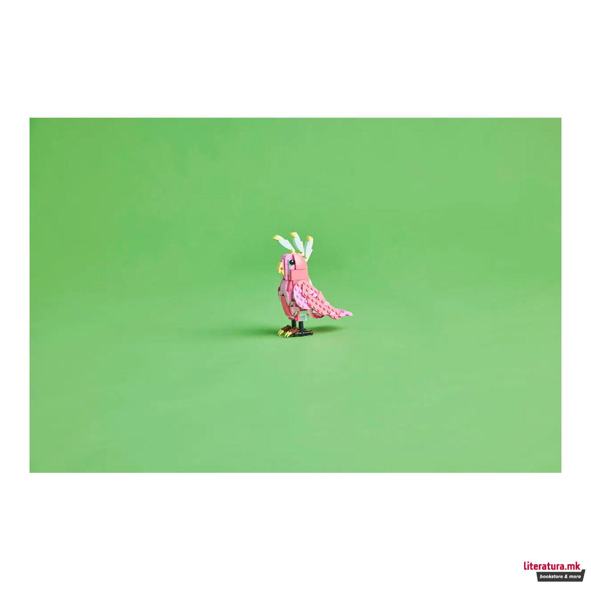 LEGO коцки, Creator 3in1, Wild Animals: Pink Flamingo 