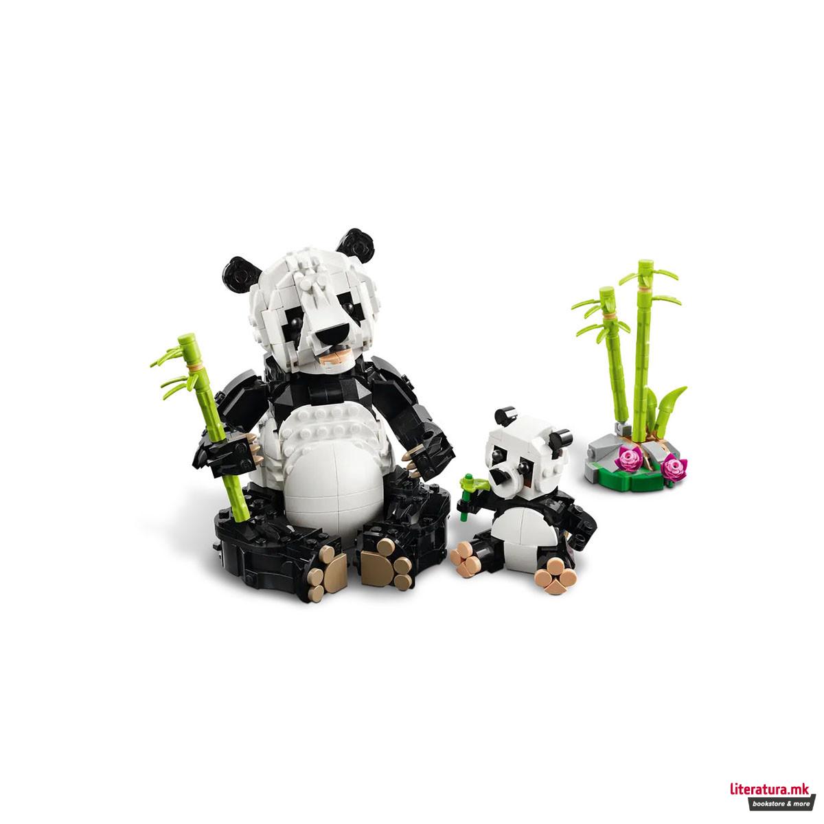 LEGO коцки, Creator 3in1, Wild Animals: Panda Family 