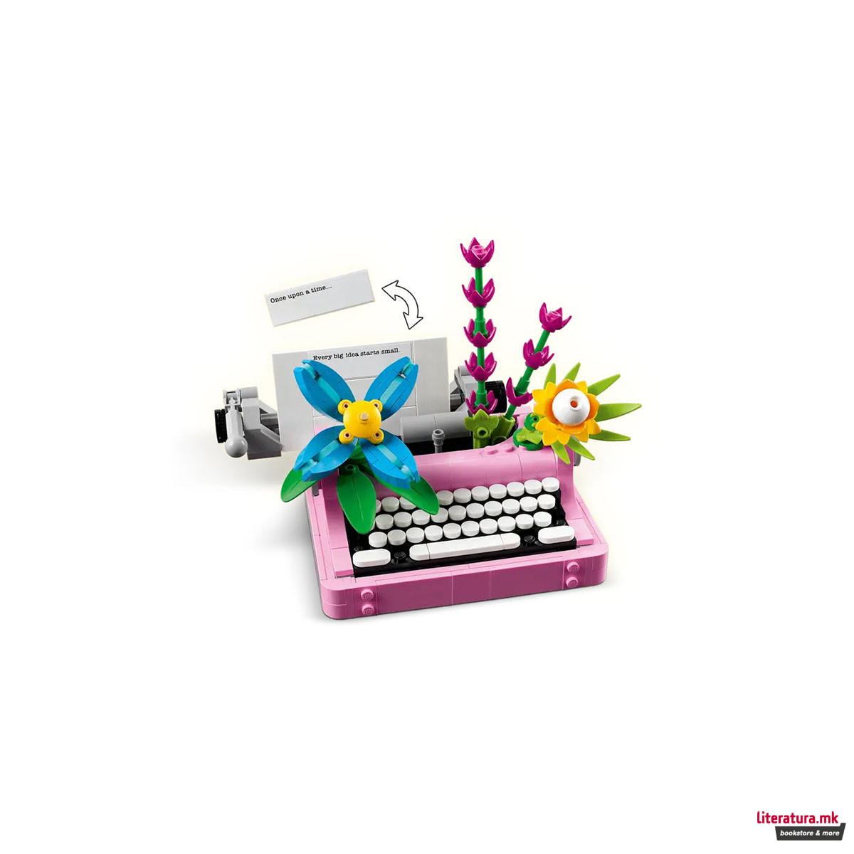 LEGO коцки, Creator 3in1, Typewriter with Flowers 
