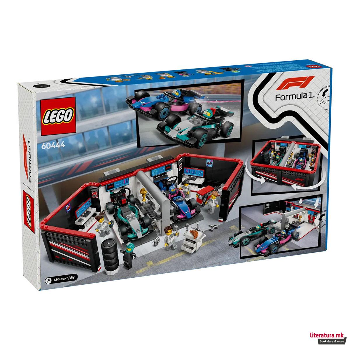 LEGO коцки, City, F1® Garage & Mercedes-AMG & Alpine Cars 