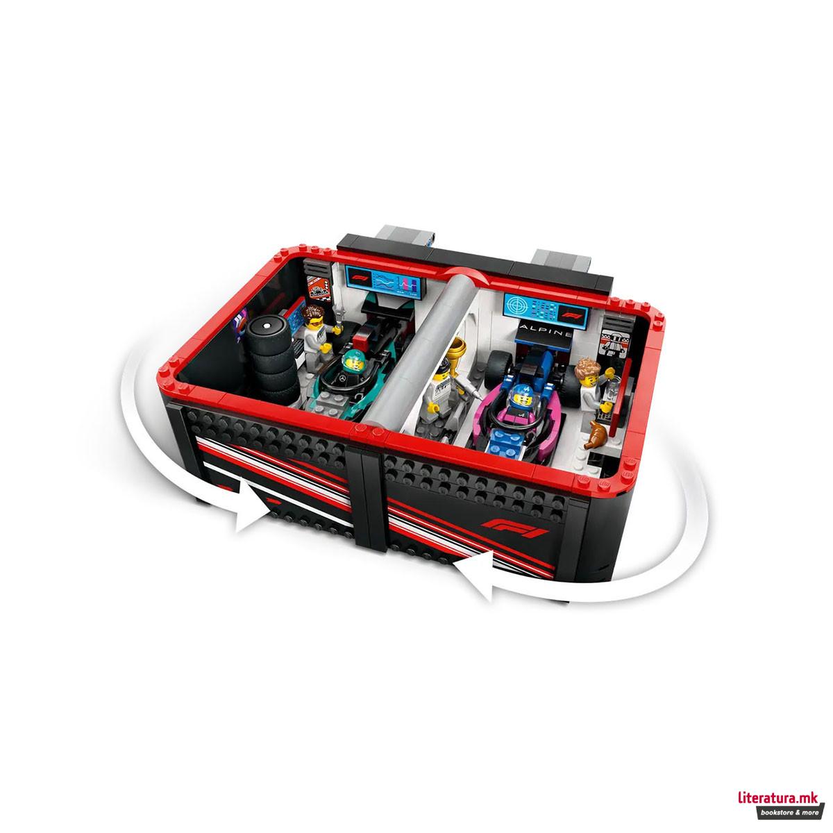 LEGO коцки, City, F1® Garage & Mercedes-AMG & Alpine Cars 