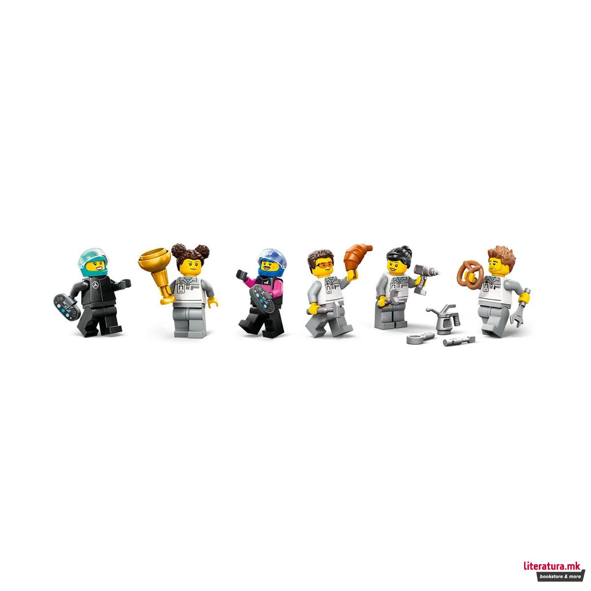 LEGO коцки, City, F1® Garage & Mercedes-AMG & Alpine Cars 