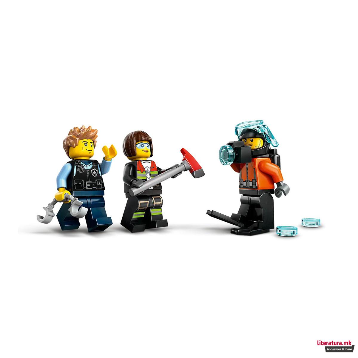 LEGO коцки, City, Helicopter, Fire Truck & Submarine Remix 