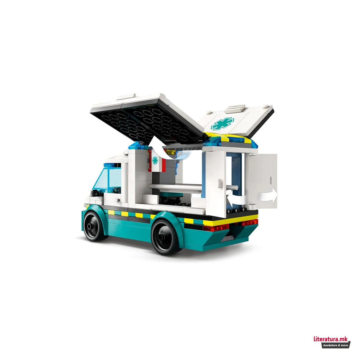 LEGO коцки, City, Emergency Ambulance 