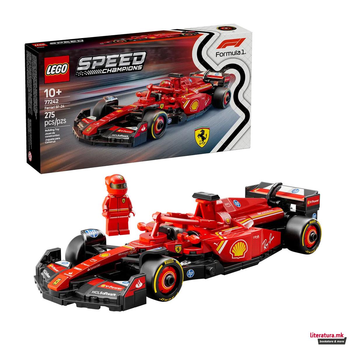 LEGO коцки, Speed Champions, Ferrari SF-24 F1® Race Car 