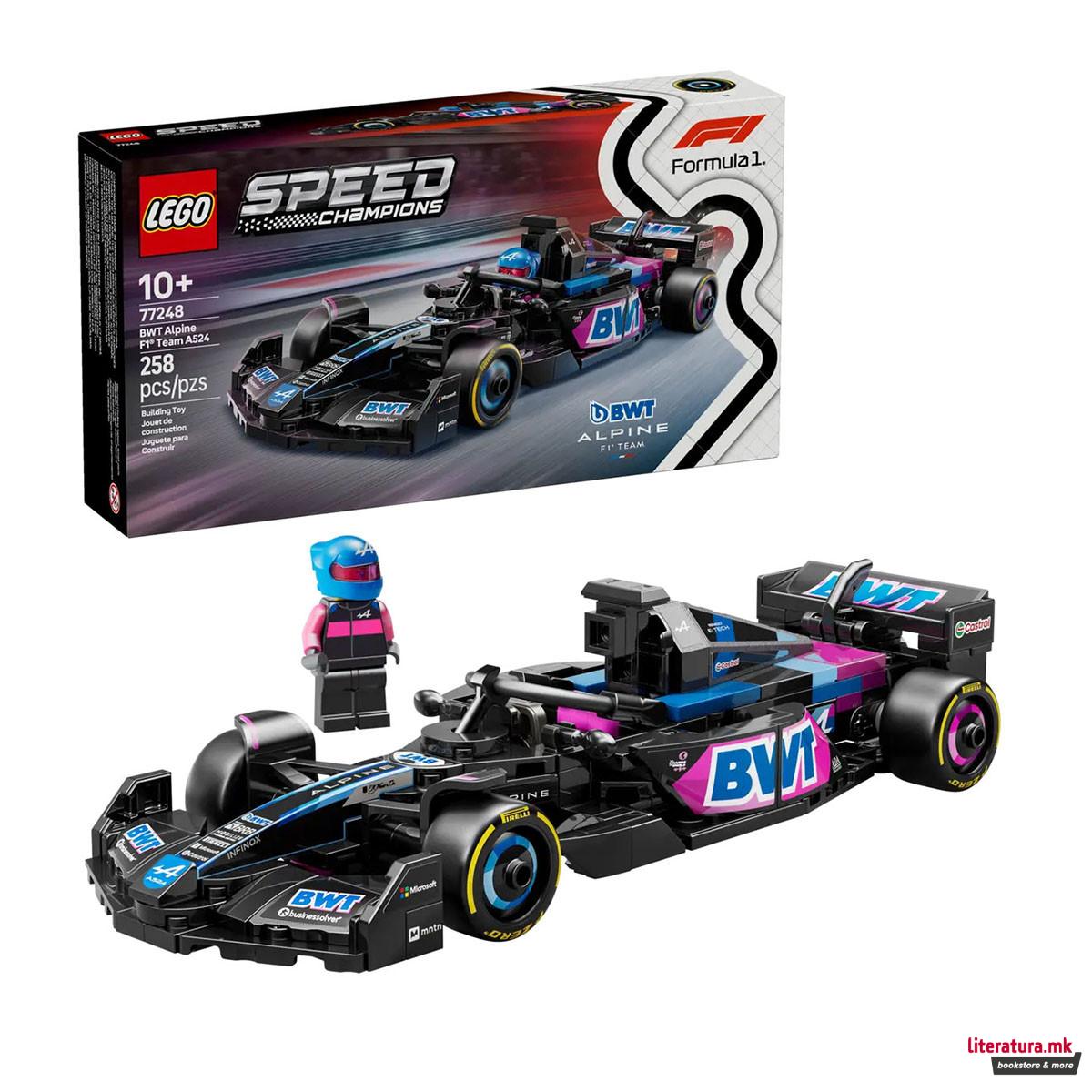 LEGO коцки, Speed Champions, BWT Alpine F1® Team A524 Race Car 