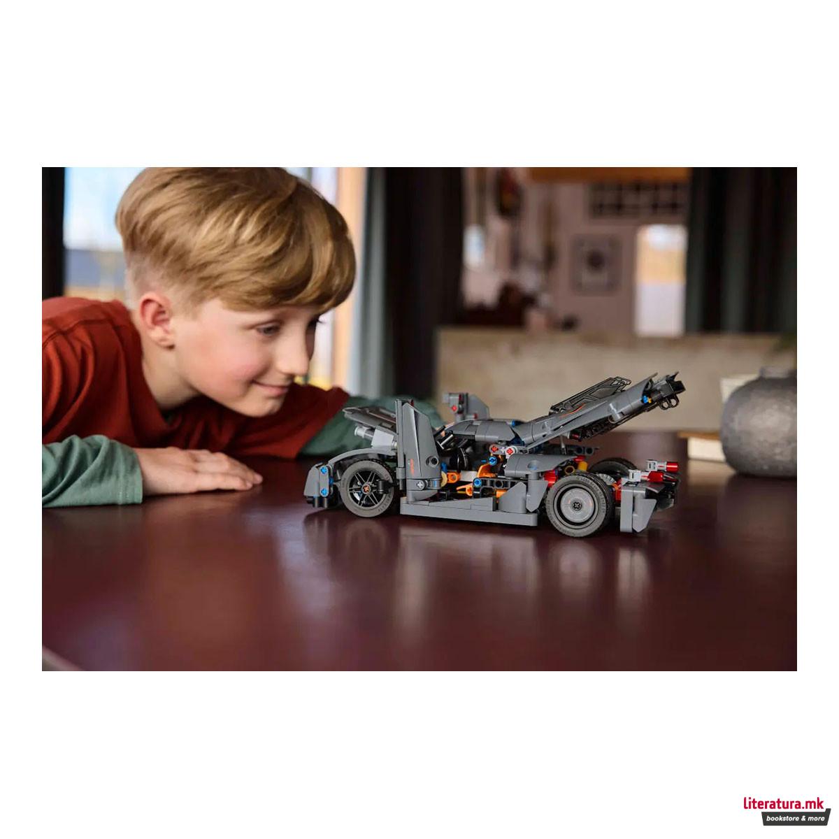 LEGO коцки, Technic, Koenigsegg Jesko Absolut Grey Hypercar 