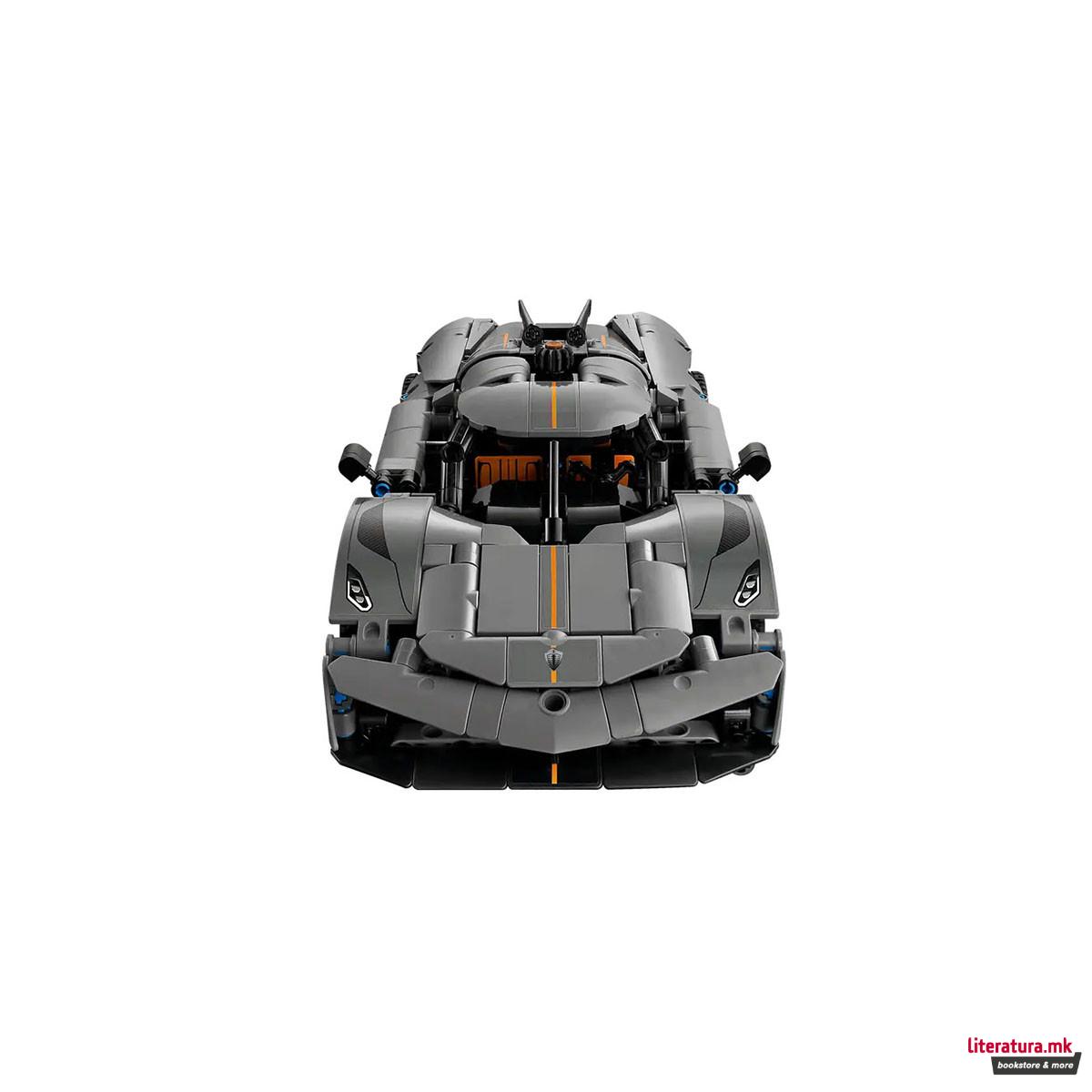 LEGO коцки, Technic, Koenigsegg Jesko Absolut Grey Hypercar 
