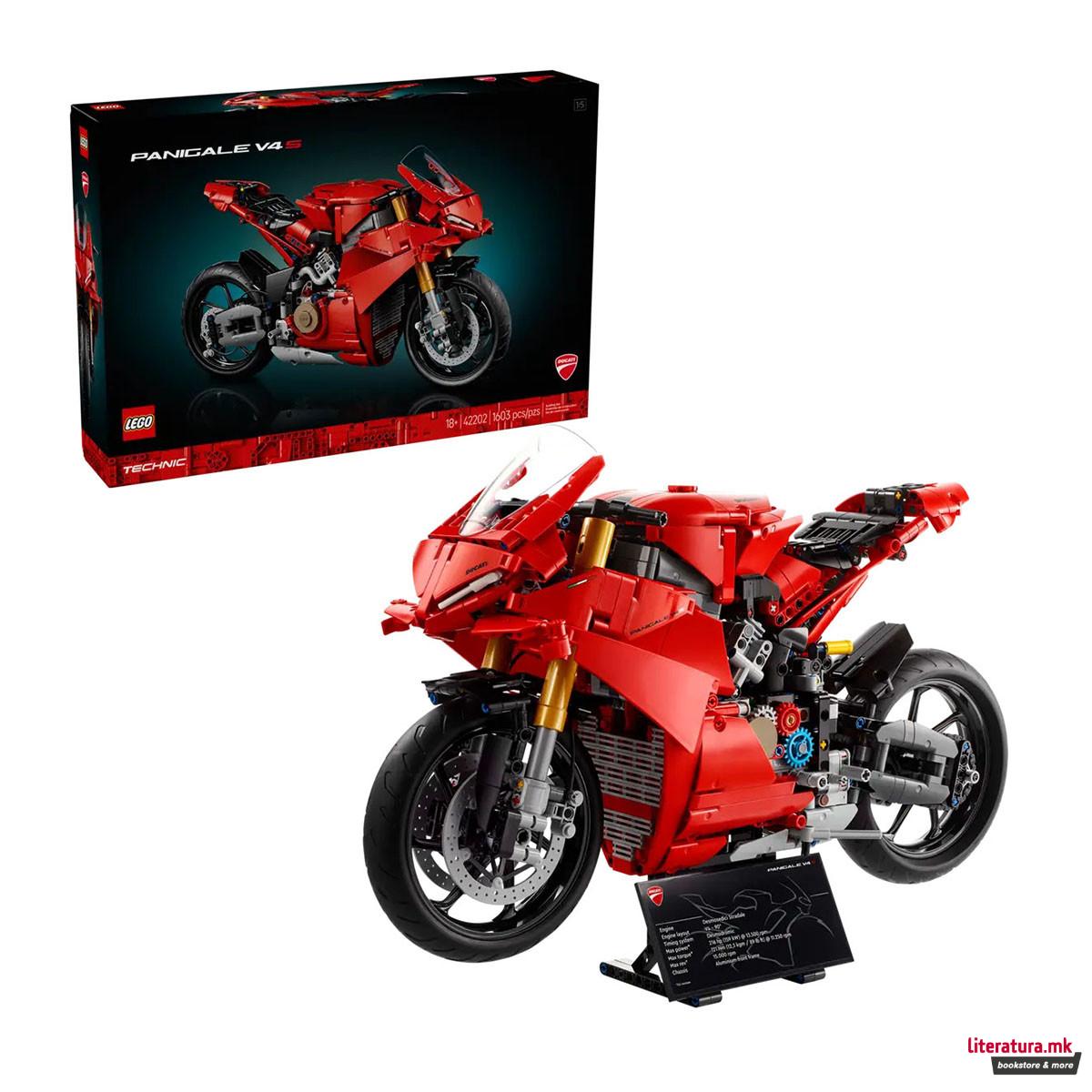 LEGO коцки, Technic, Ducati Panigale V4 S Motorcycle 