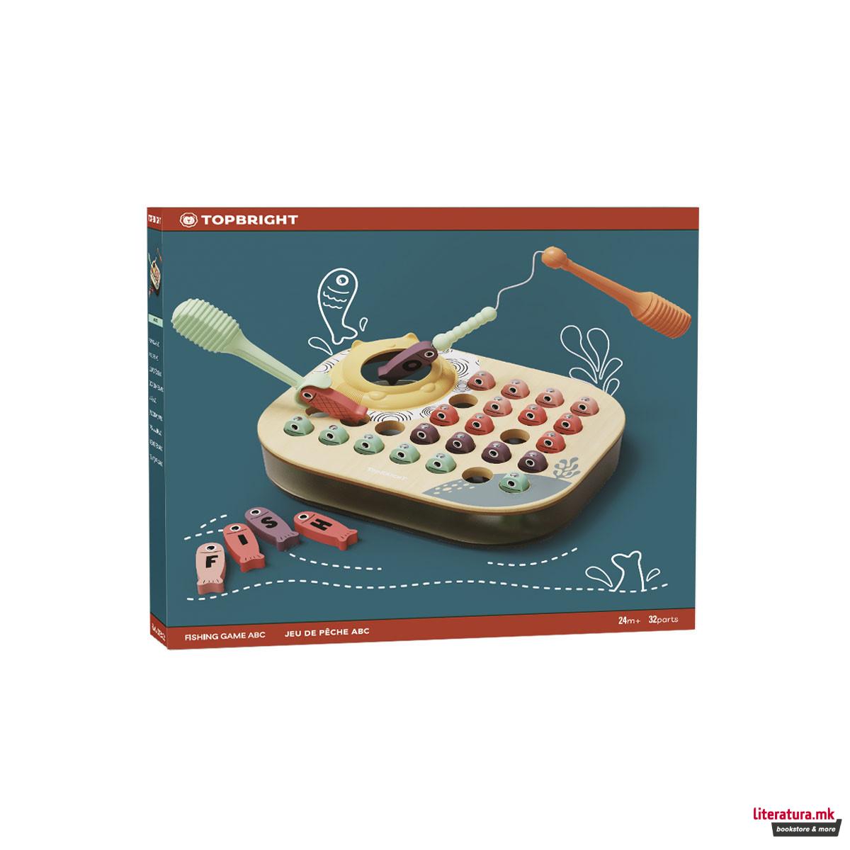 Едукативна игра Fishing game ABC 
