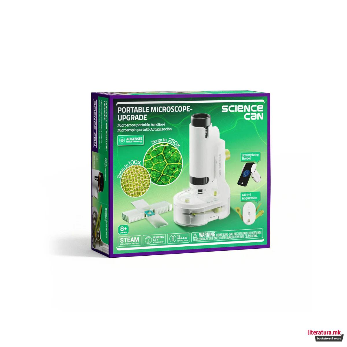 Пренослив микроскоп Science Can: Portable Microscope - Upgrade 